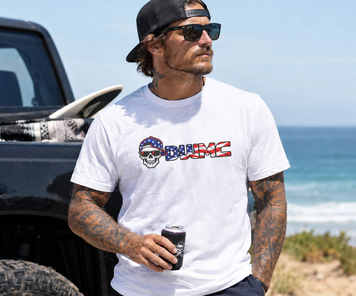 DWMC Red White and Rebellious Tee (2 Colors)